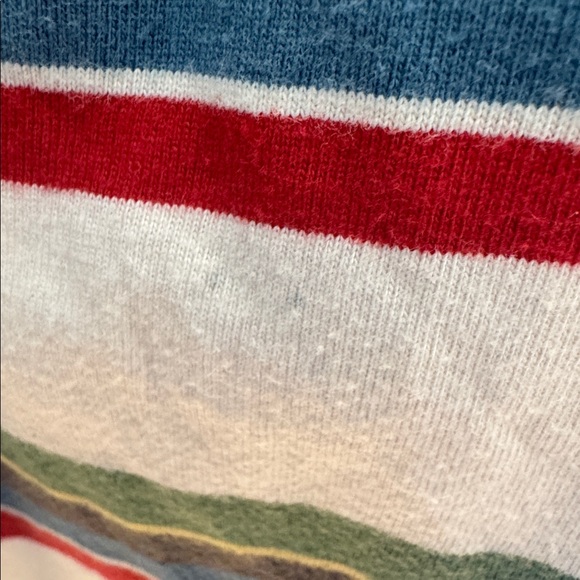 Guess Multicolor Striped Tee with Red Trim - Large - Picture 8 of 10